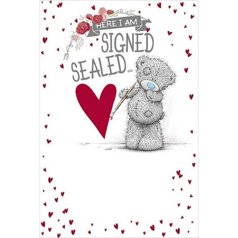 Signed Sealed Delivered Me to You Bear Valentines Day Card £3.59